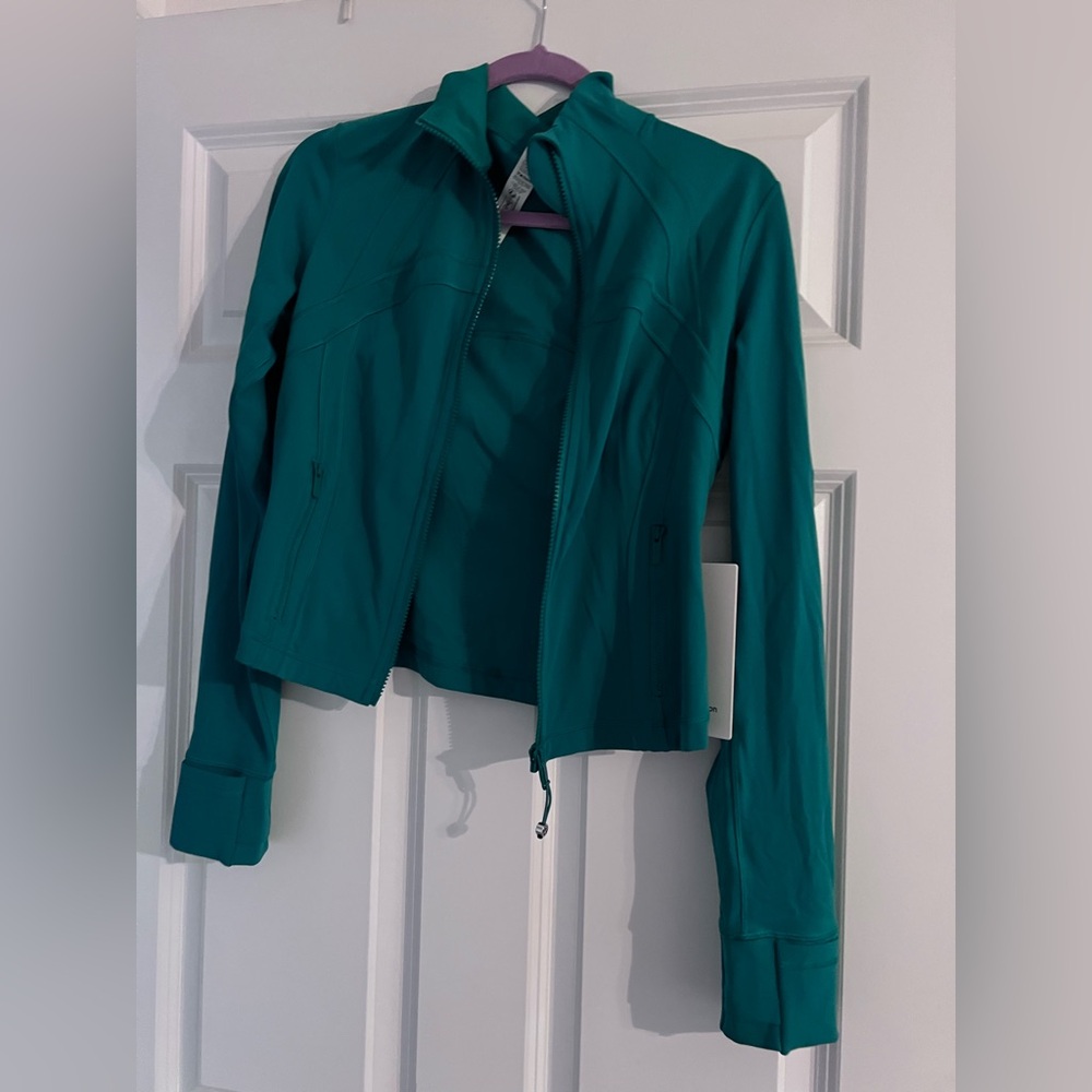 Lululemon Green Define Cropped Jacket